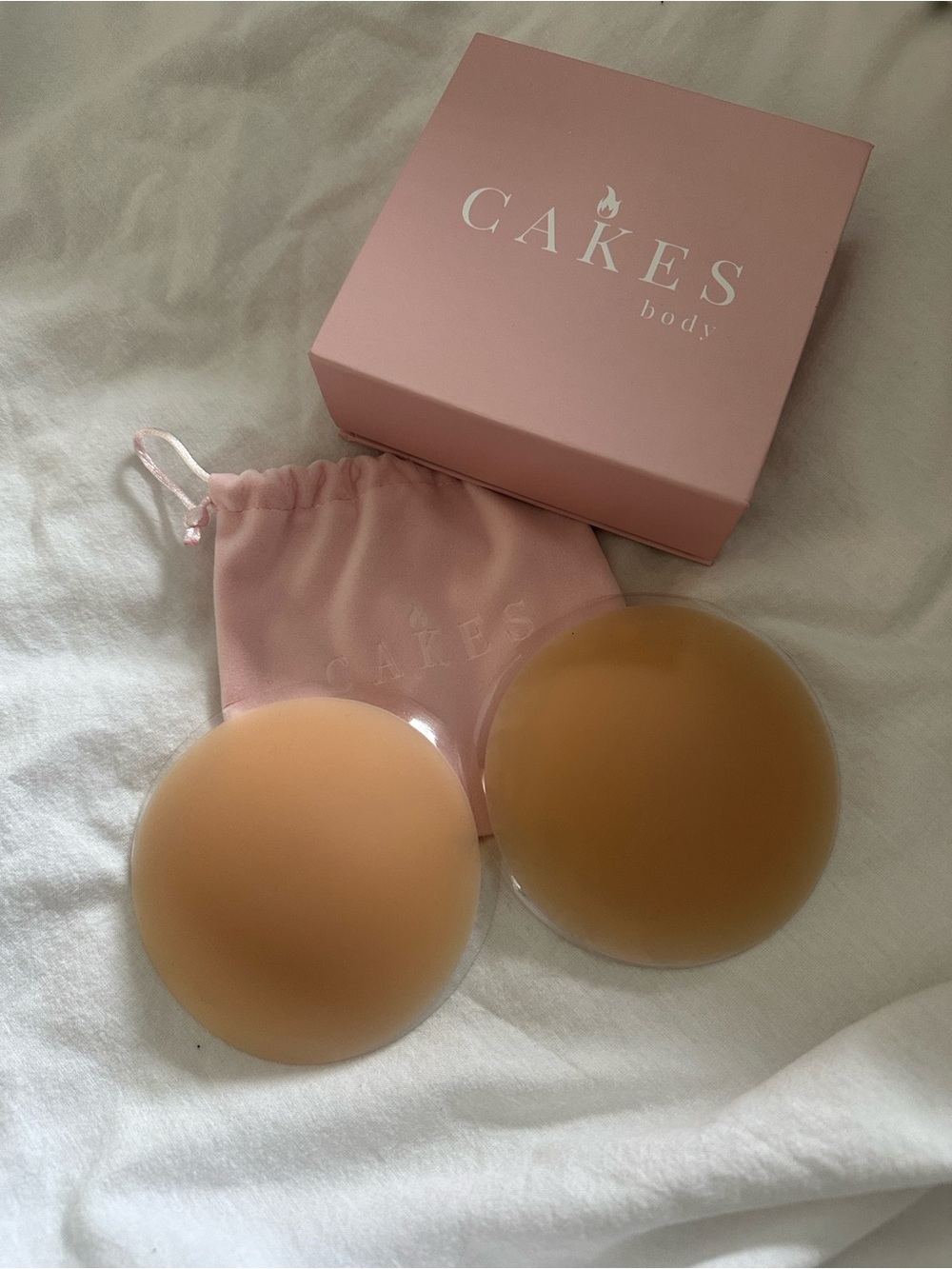 CAKES Body Original Boob Covers – Round – 4” – Nude/Honey
